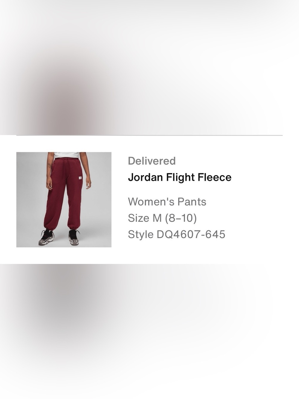 Nike Air JORDAN Women's Flight Fleece Pants Joggers - Picture 6 of 6